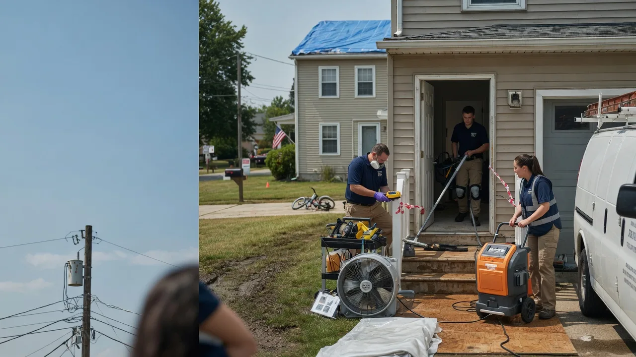 Water Damage Repair in New Berlinville, PA near me